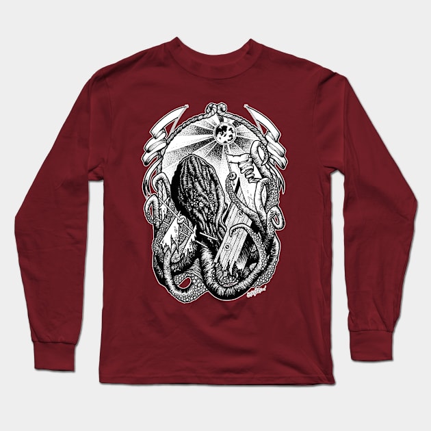 Octopus Long Sleeve T-Shirt by holly_astral